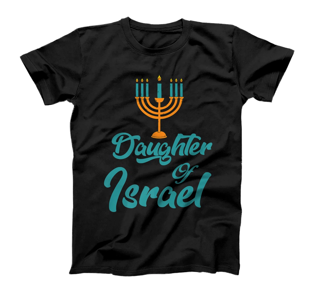 Hebrew Israelite Clothing Daughter of Israel Menorah Gift Premium T-Shirt
