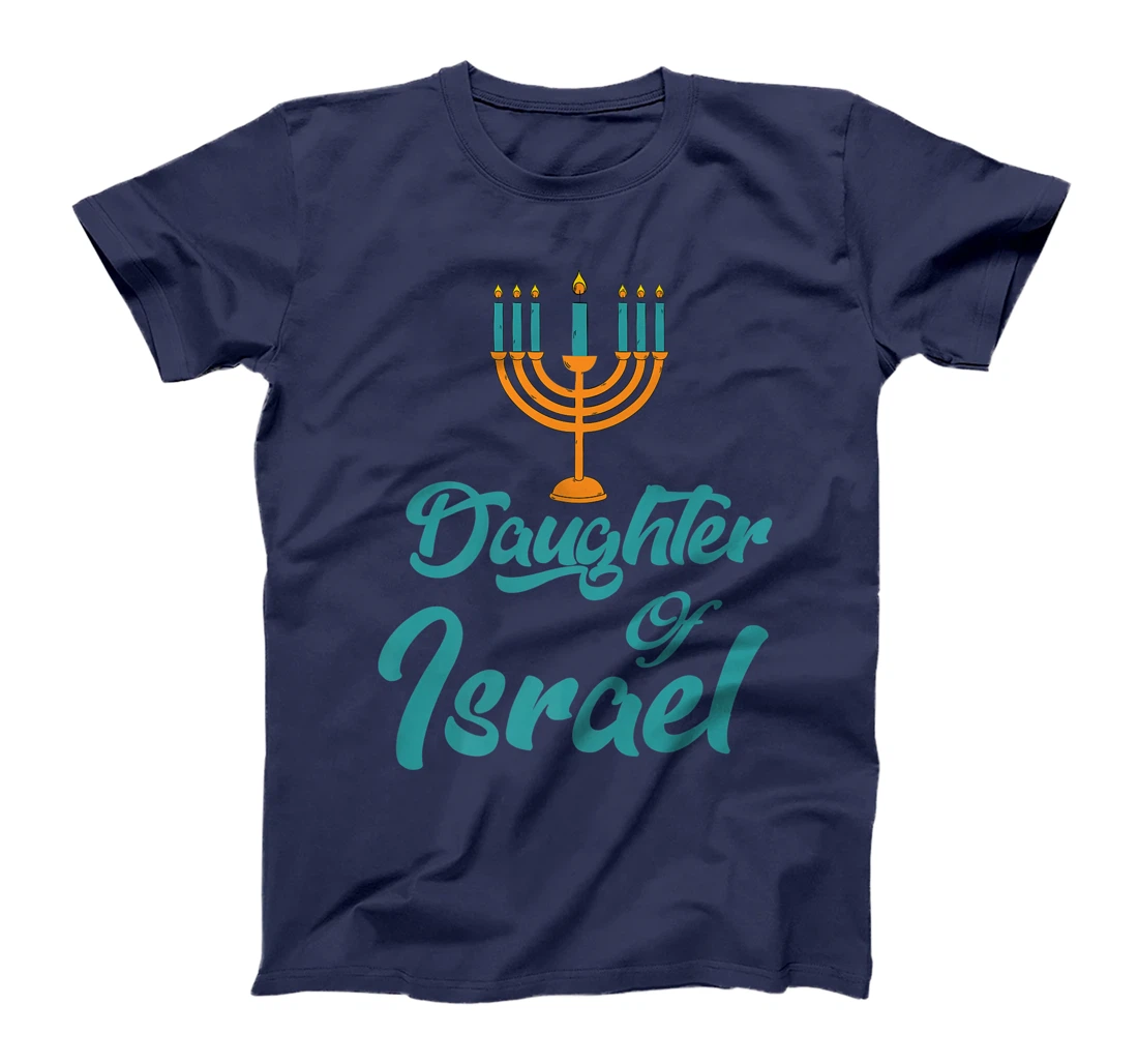 Hebrew Israelite Clothing Daughter of Israel Menorah Gift Premium T-Shirt