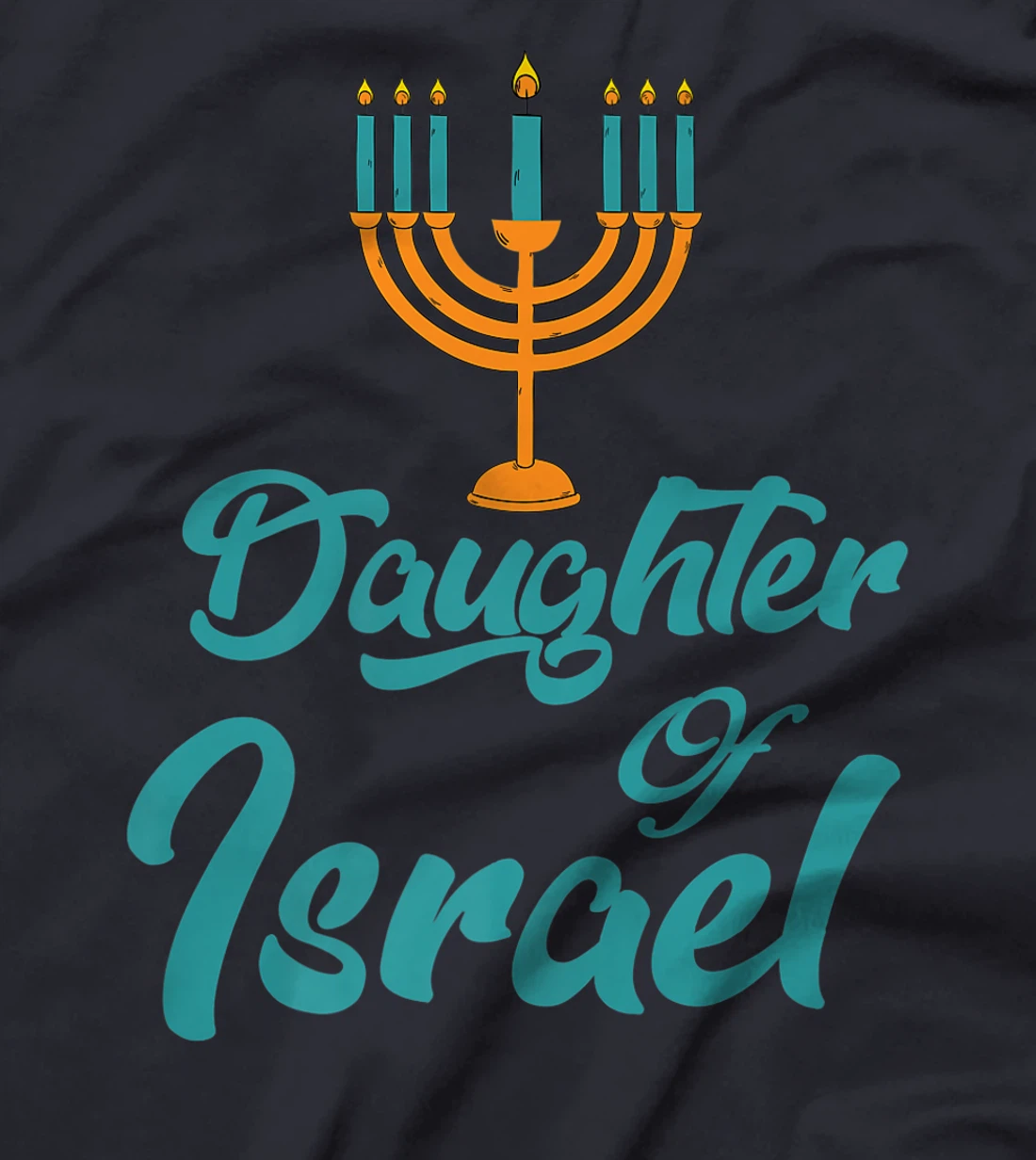 Hebrew Israelite Clothing Daughter of Israel Menorah Gift Premium T-Shirt