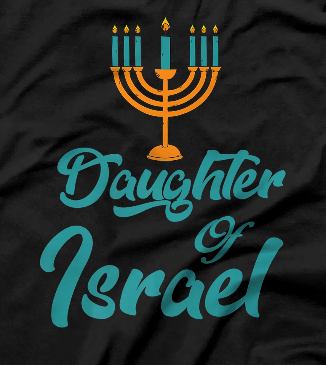 Hebrew Israelite Clothing Daughter of Israel Menorah Gift Premium T-Shirt