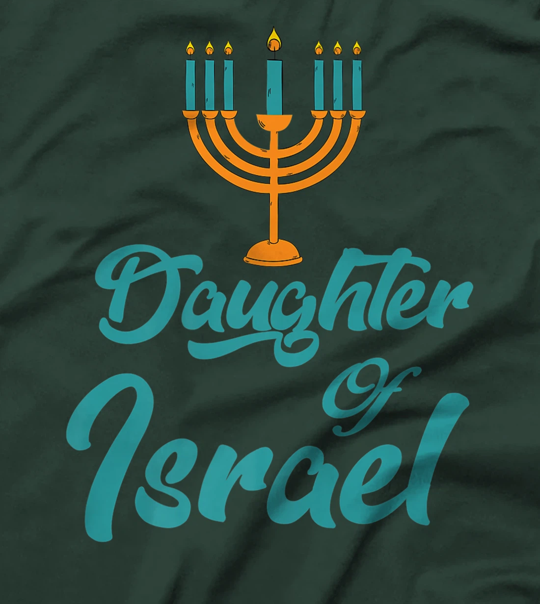 Hebrew Israelite Clothing Daughter of Israel Menorah Gift Premium T-Shirt