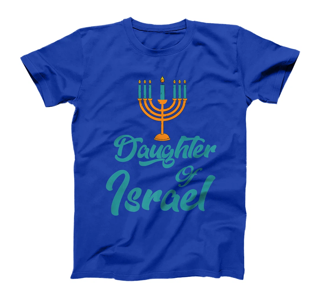 Hebrew Israelite Clothing Daughter of Israel Menorah Gift Premium T-Shirt