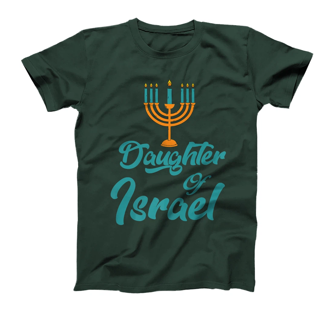 Hebrew Israelite Clothing Daughter of Israel Menorah Gift Premium T-Shirt