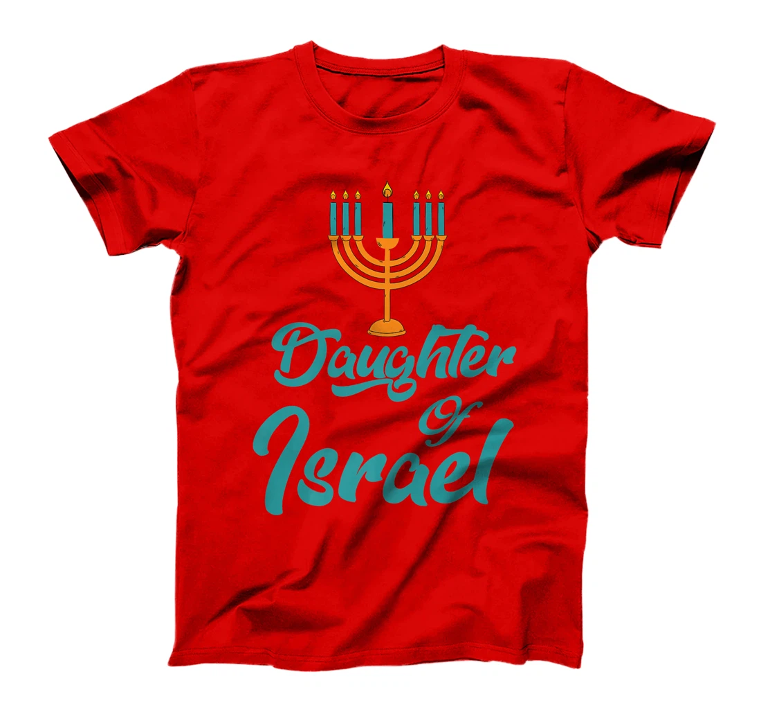 Hebrew Israelite Clothing Daughter of Israel Menorah Gift Premium T-Shirt