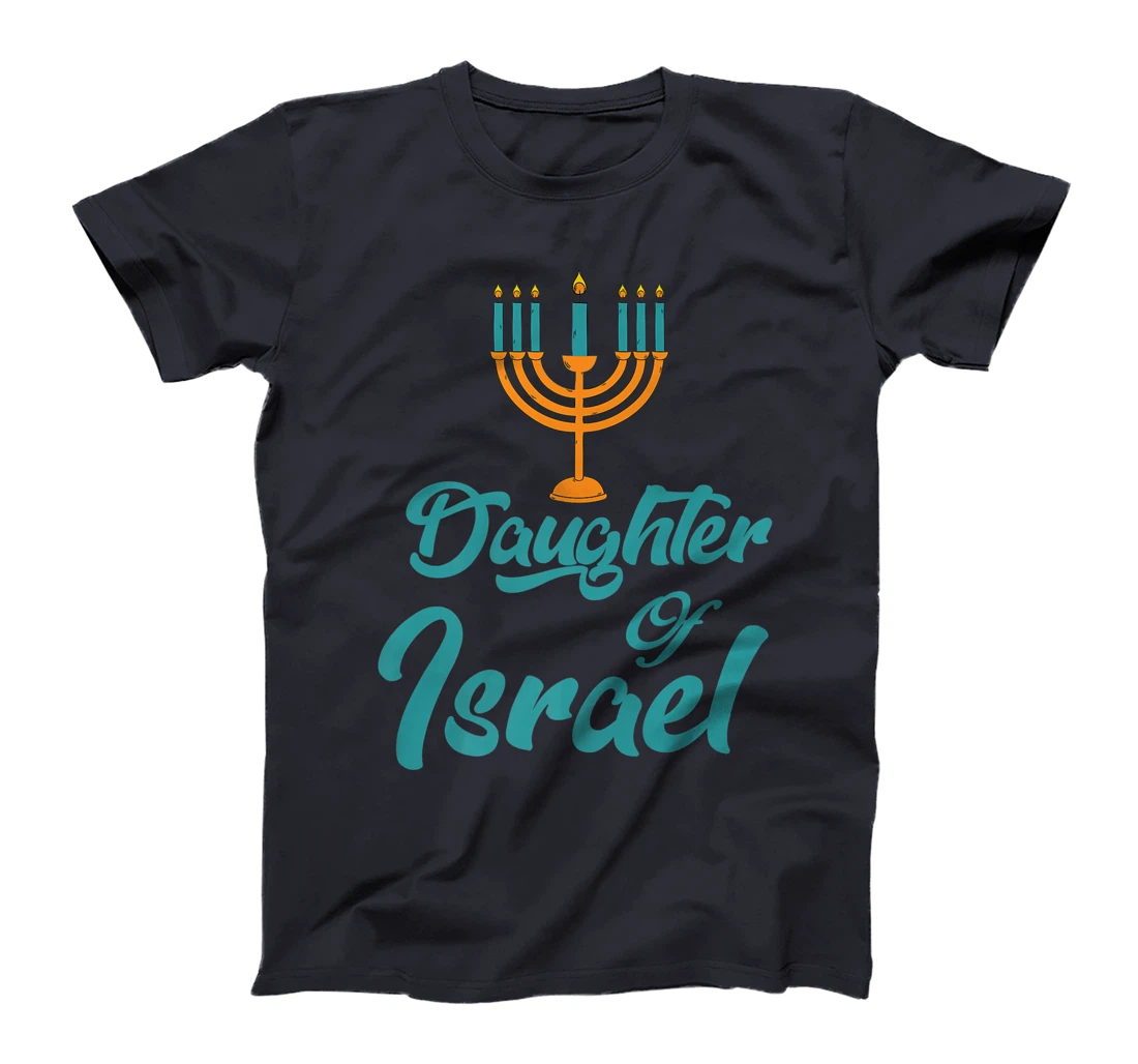 Hebrew Israelite Clothing Daughter of Israel Menorah Gift Premium T-Shirt