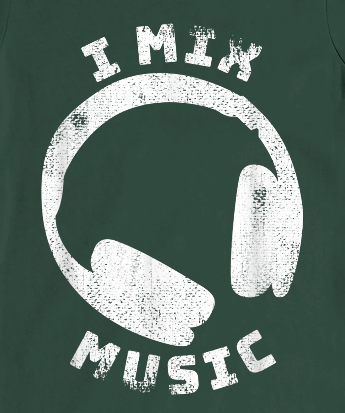 I Mix Music - DJ Quote Disc Jockey T-Shirt, Women T-Shirt