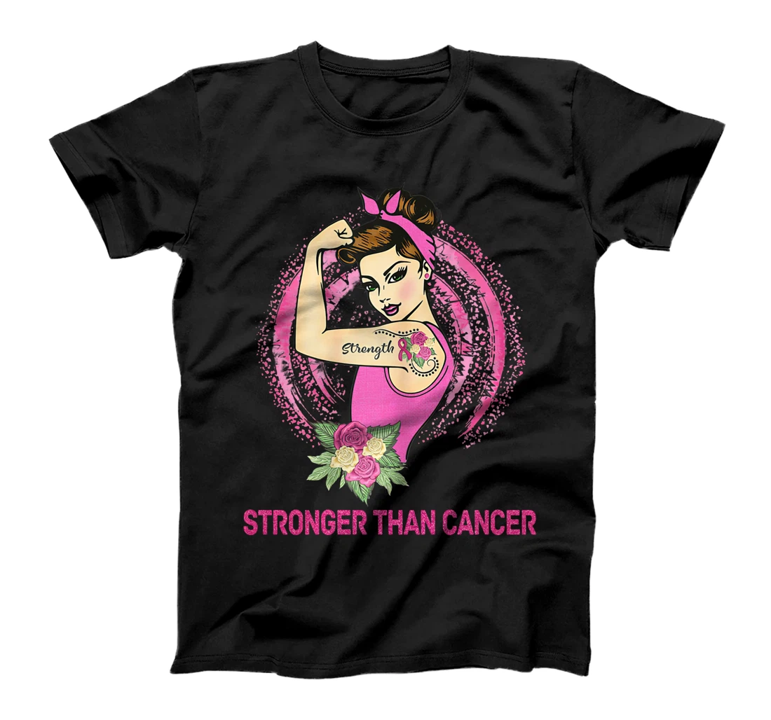 Rosie The Riveter Breast Cancer Warrior T-Shirt