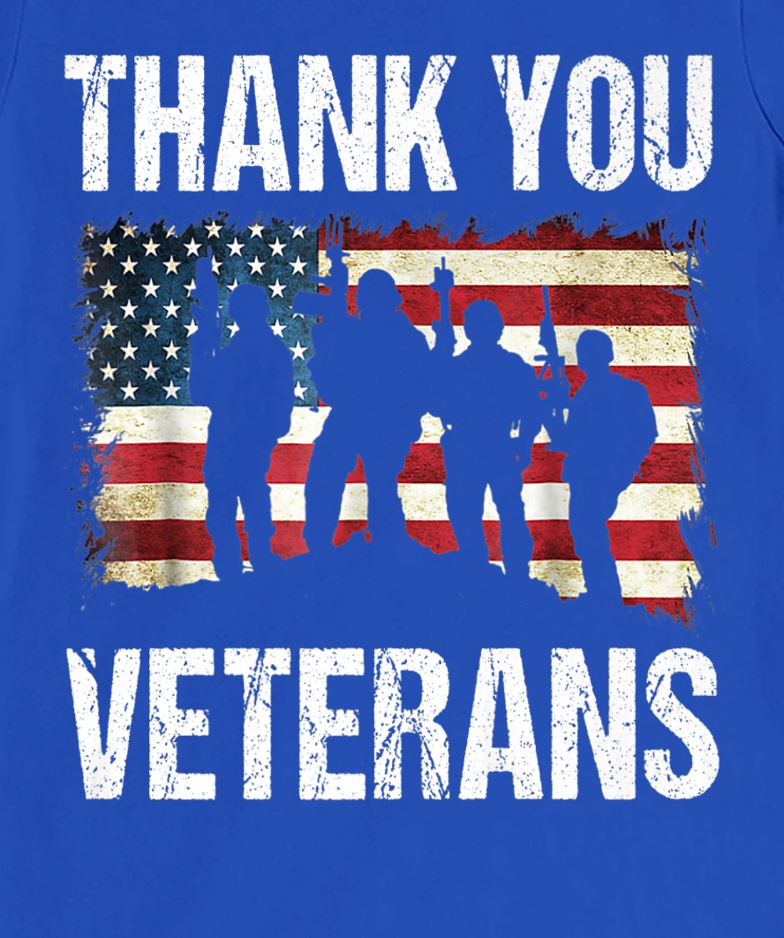 Veterans Day Tee Thank you Military Veterans American Flag T-Shirt, Women T-Shirt