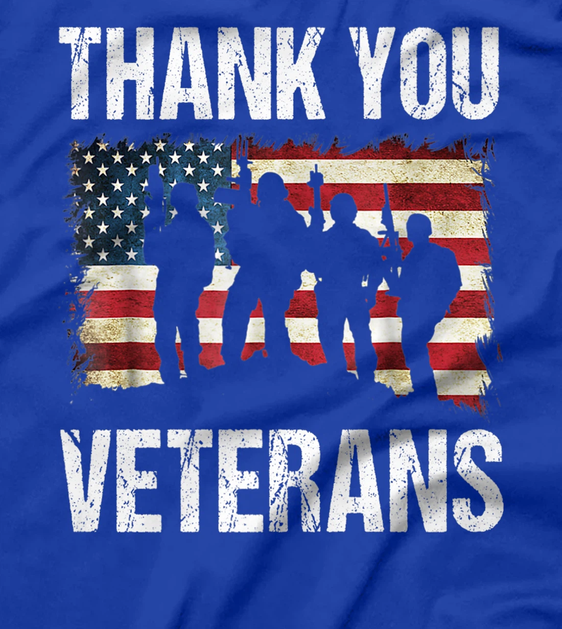 Veterans Day Tee Thank you Military Veterans American Flag T-Shirt, Women T-Shirt