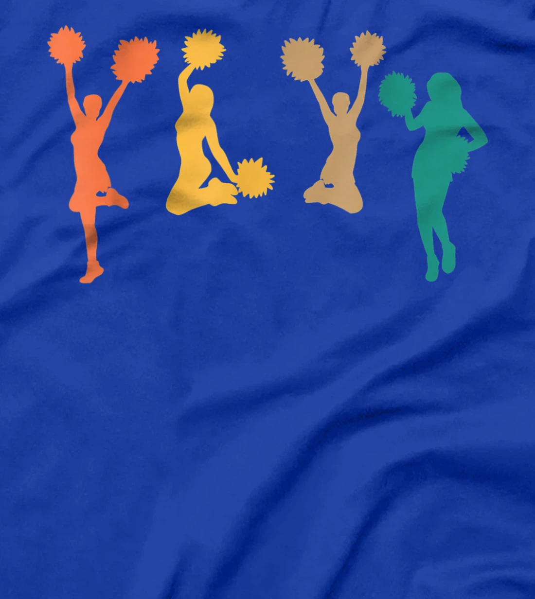 Retro Vintage Cheerleading Cheerleader T-Shirt, Women T-Shirt