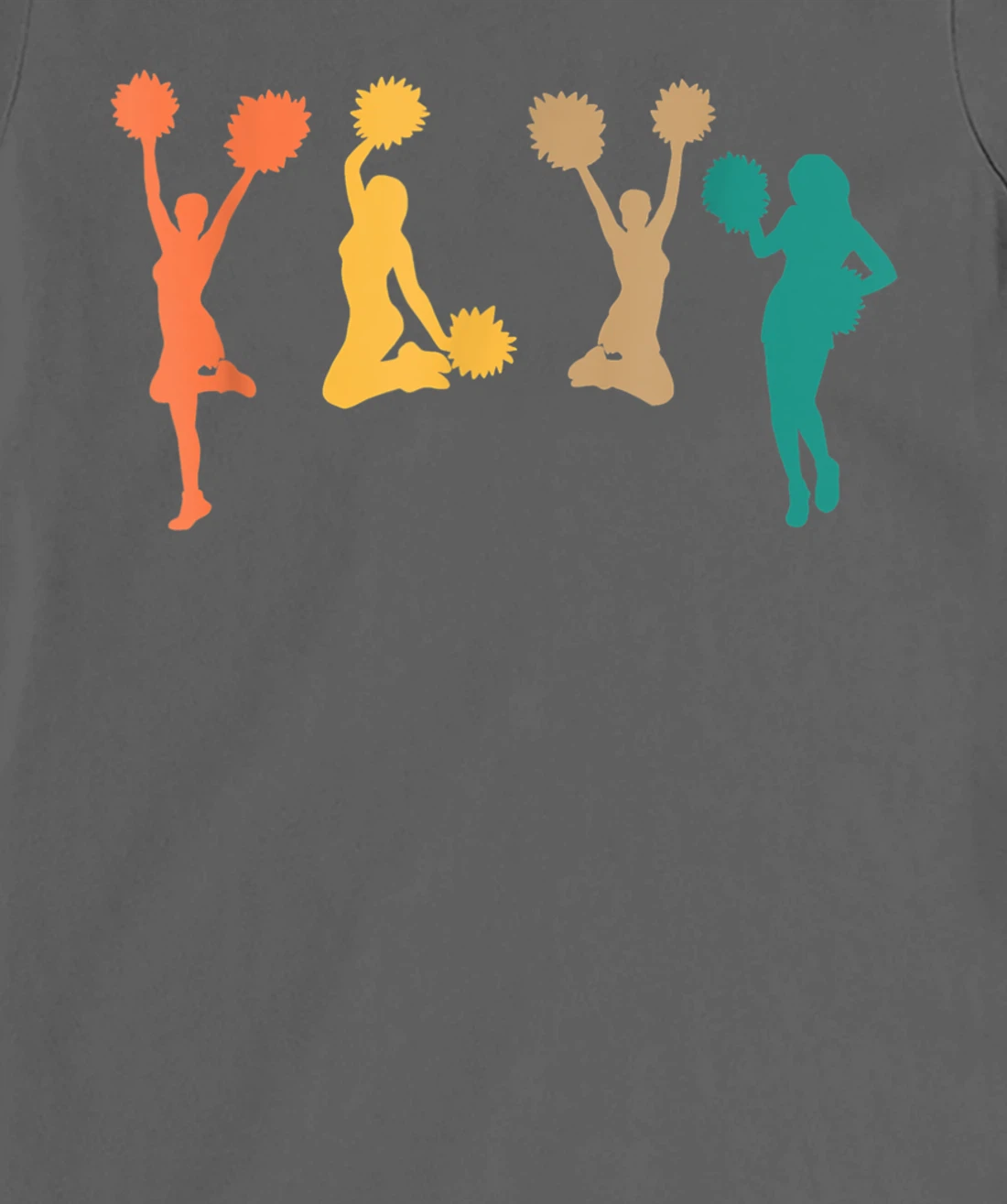 Retro Vintage Cheerleading Cheerleader T-Shirt, Women T-Shirt