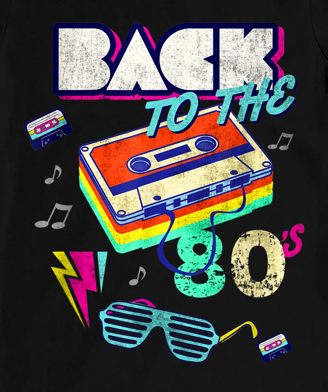 Cool Back To 80's Tees Vintage Retro I Love 80's Graphic Fun T-Shirt, Kid T-Shirt and Women T-Shirt