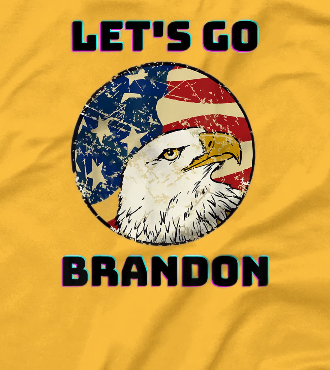 Let’s Go Brandon Conservative US Flag Gift T-Shirt, Women T-Shirt