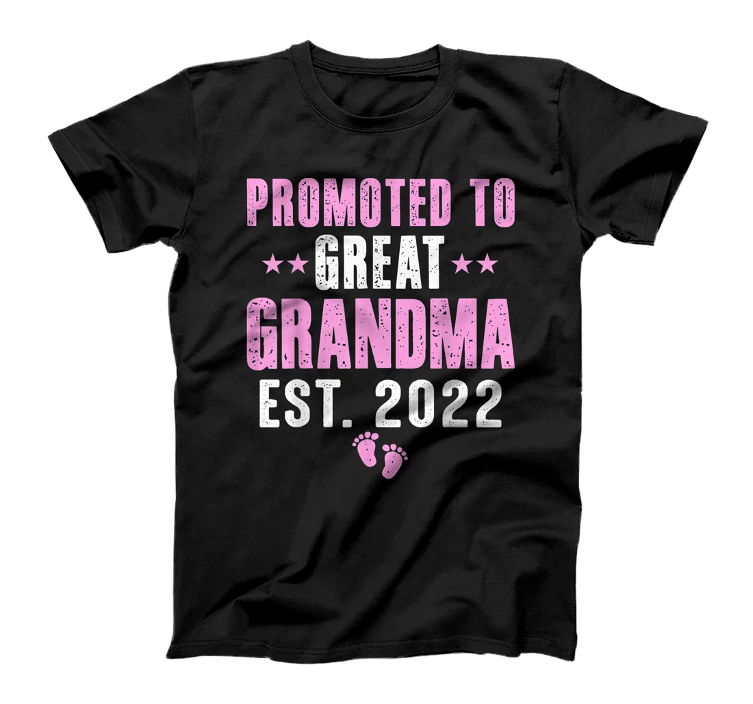 First Time Great Grandma 2022 Promoted to Great Grandma 2022 T-Shirt, Kid T-Shirt and Women T-Shirt