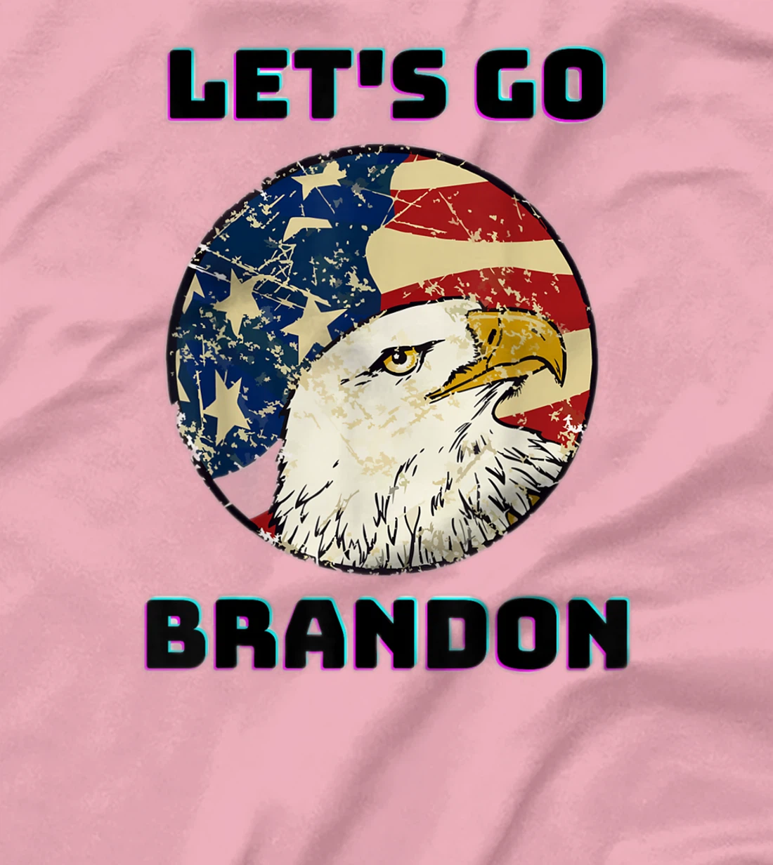 Let’s Go Brandon Conservative US Flag Gift T-Shirt, Women T-Shirt