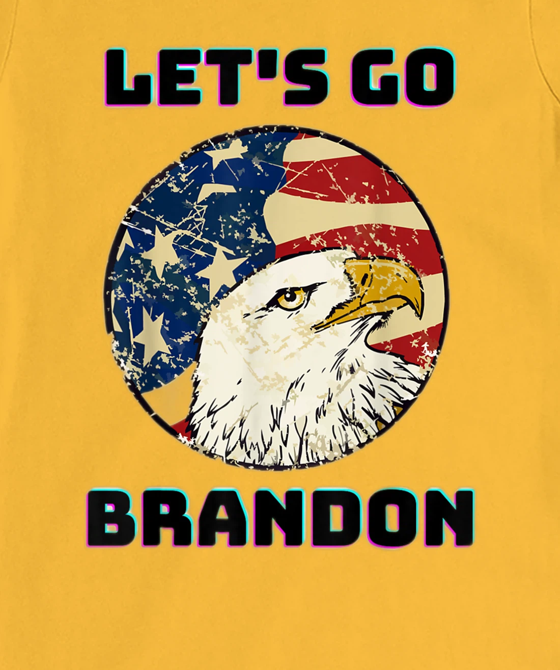 Let’s Go Brandon Conservative US Flag Gift T-Shirt, Women T-Shirt