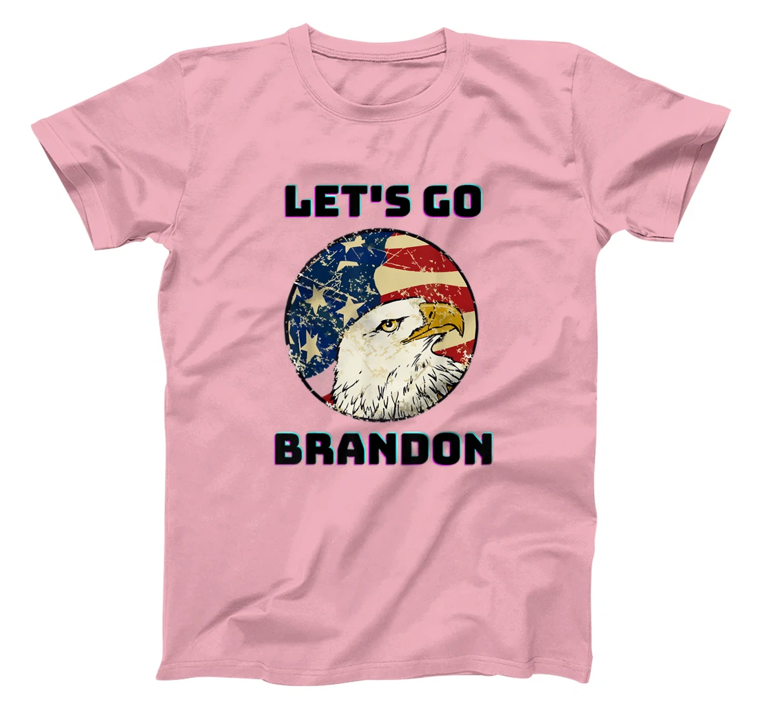 Let’s Go Brandon Conservative US Flag Gift T-Shirt, Women T-Shirt