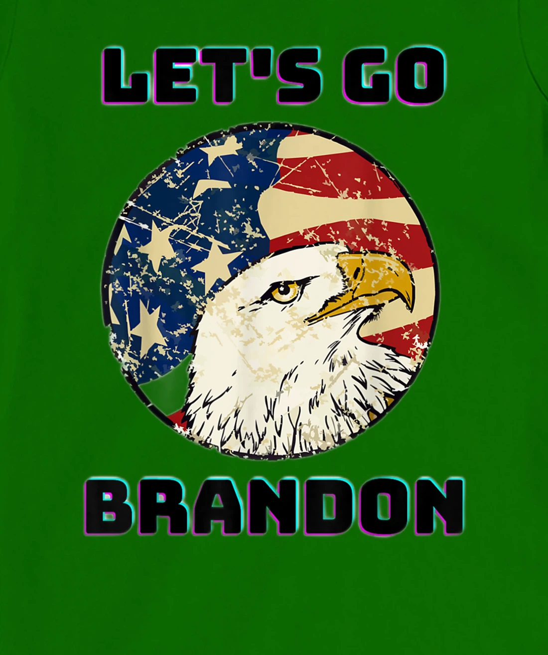 Let’s Go Brandon Conservative US Flag Gift T-Shirt, Women T-Shirt