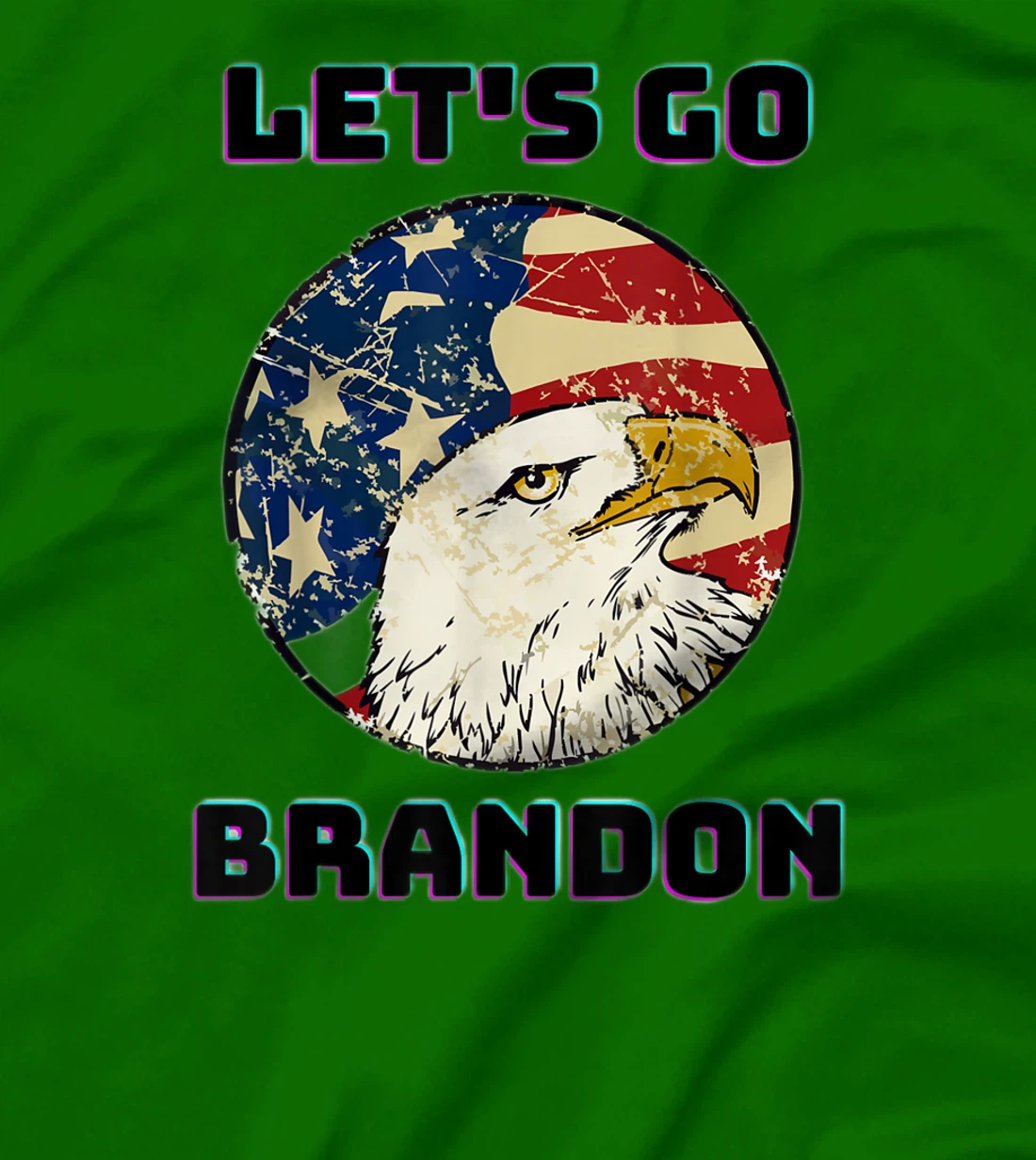 Let’s Go Brandon Conservative US Flag Gift T-Shirt, Women T-Shirt