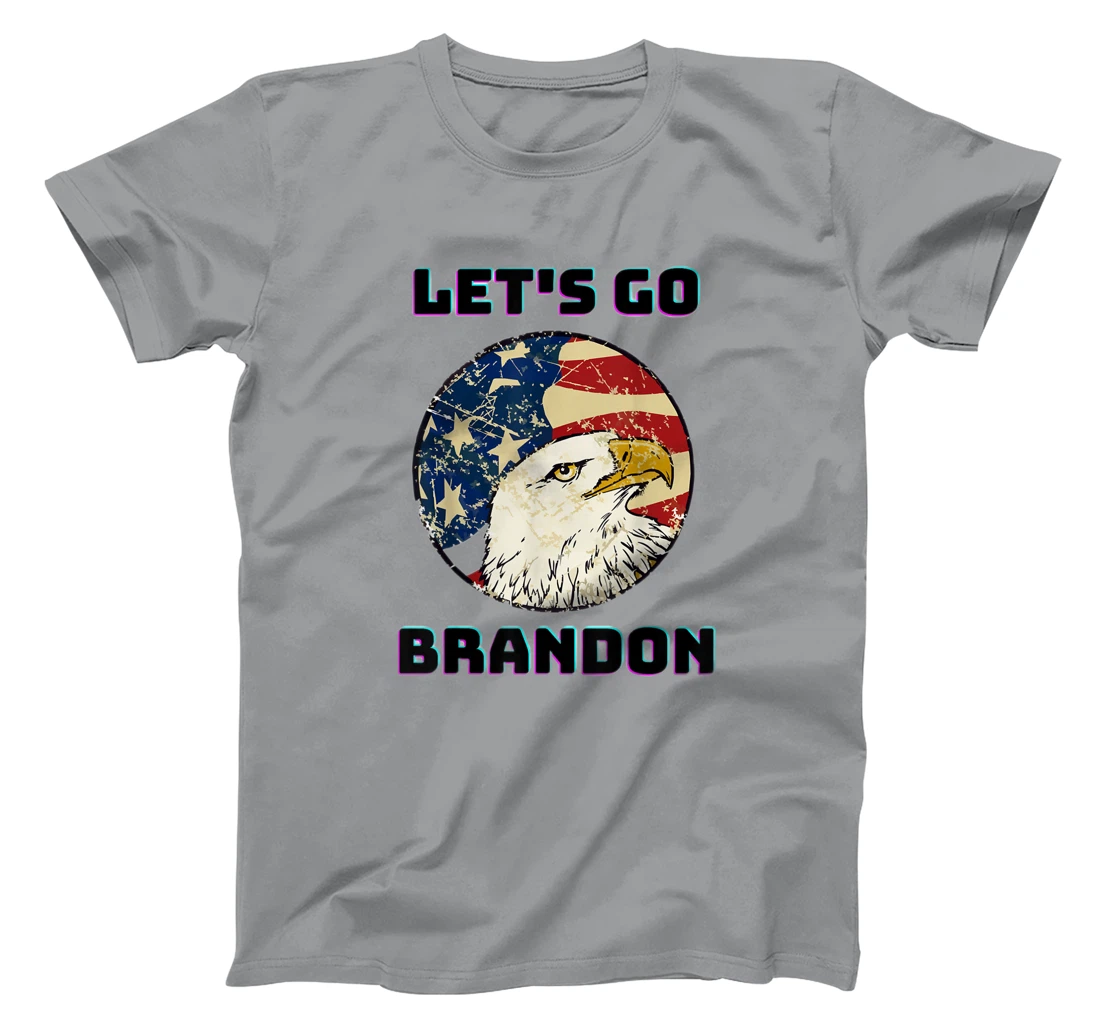 Let’s Go Brandon Conservative US Flag Gift T-Shirt, Women T-Shirt