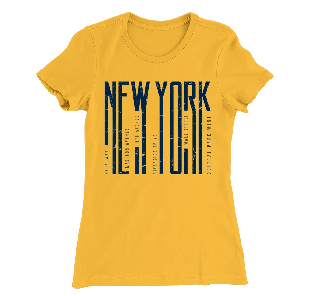 Enjoy Wear Cool New York City Avenues, New York City Graphic T-Shirt, Kid T-Shirt and Women T-Shirt