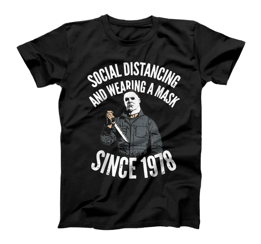 Social Distancing And Wearing A Mask Since 1978 Gift T-Shirt