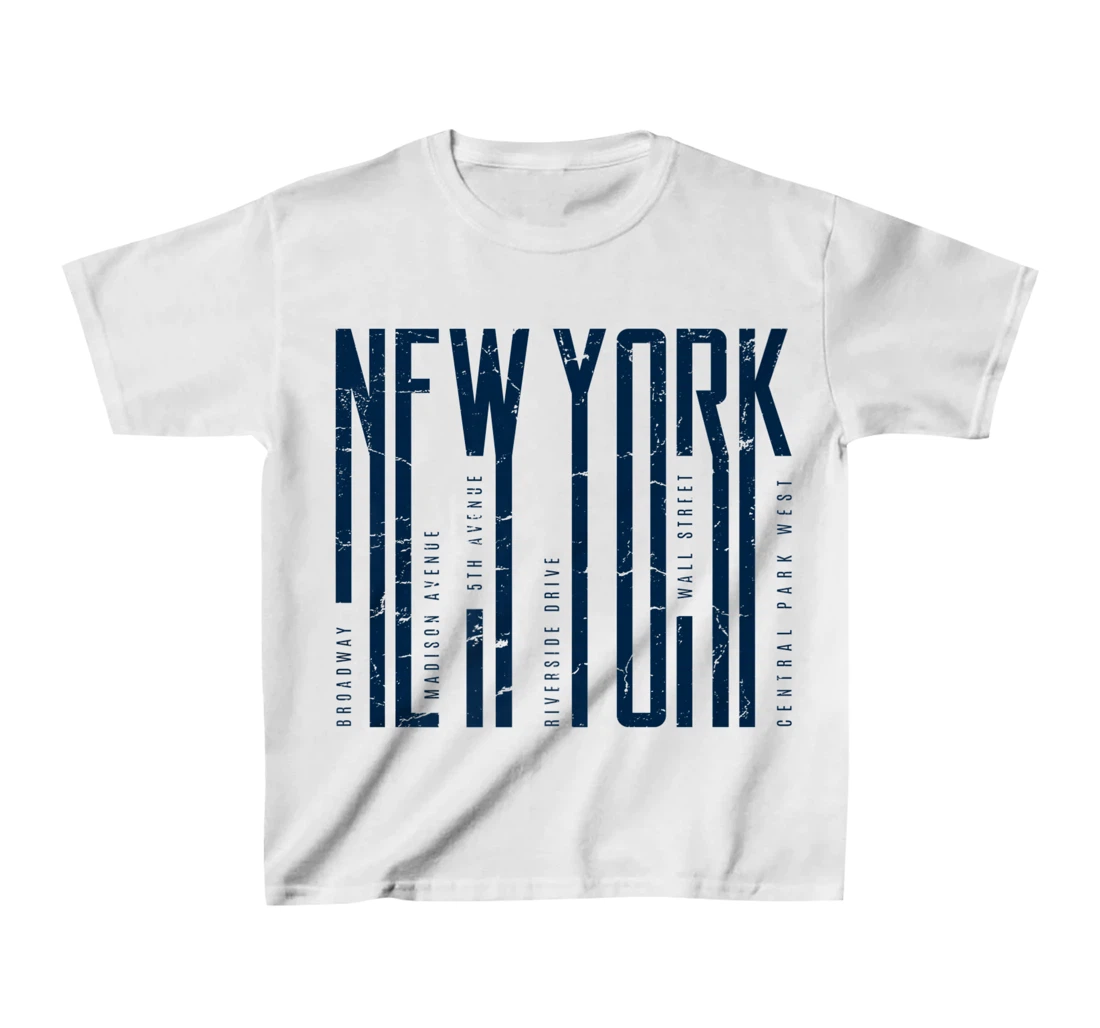 Enjoy Wear Cool New York City Avenues, New York City Graphic T-Shirt, Kid T-Shirt and Women T-Shirt