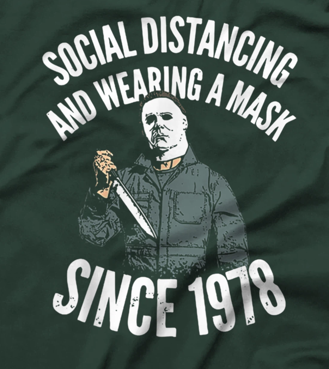 Social Distancing And Wearing A Mask Since 1978 Gift T-Shirt