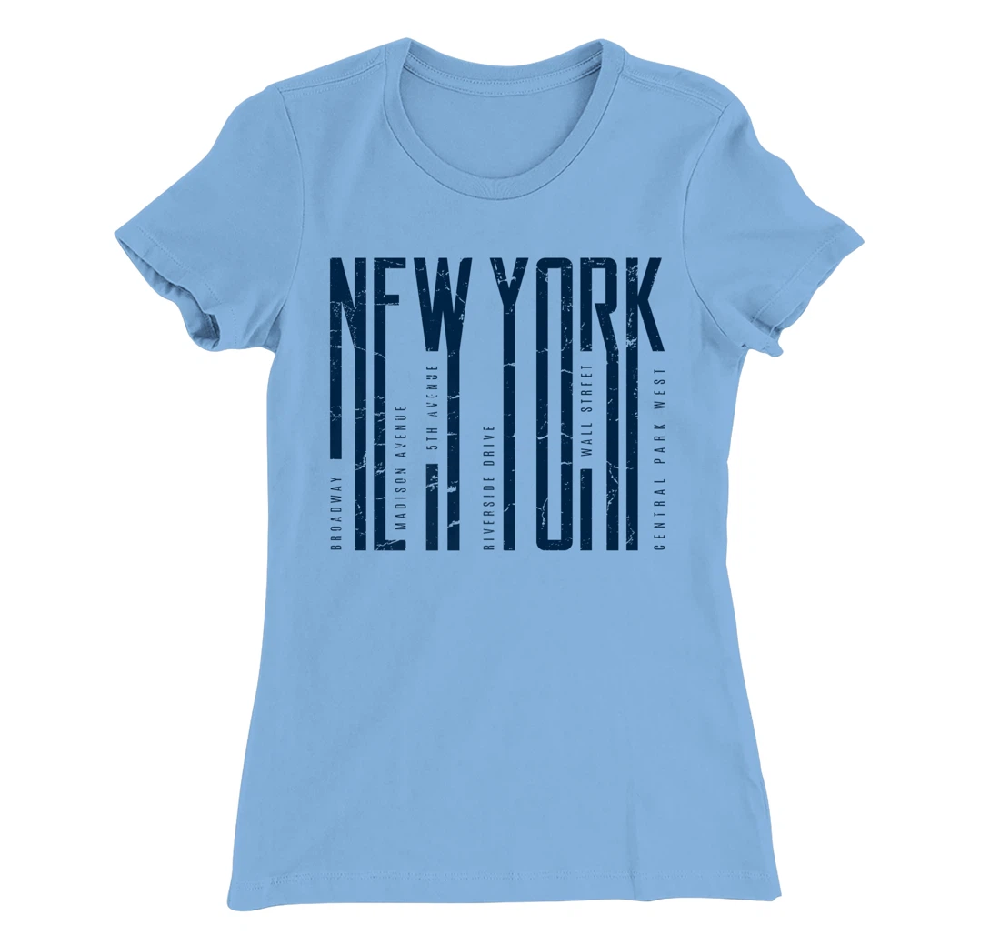 Enjoy Wear Cool New York City Avenues, New York City Graphic T-Shirt, Kid T-Shirt and Women T-Shirt