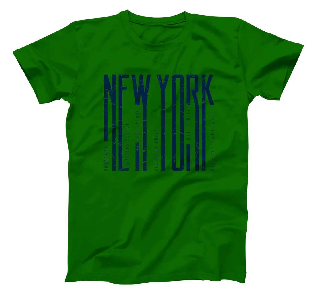 Enjoy Wear Cool New York City Avenues, New York City Graphic T-Shirt, Kid T-Shirt and Women T-Shirt