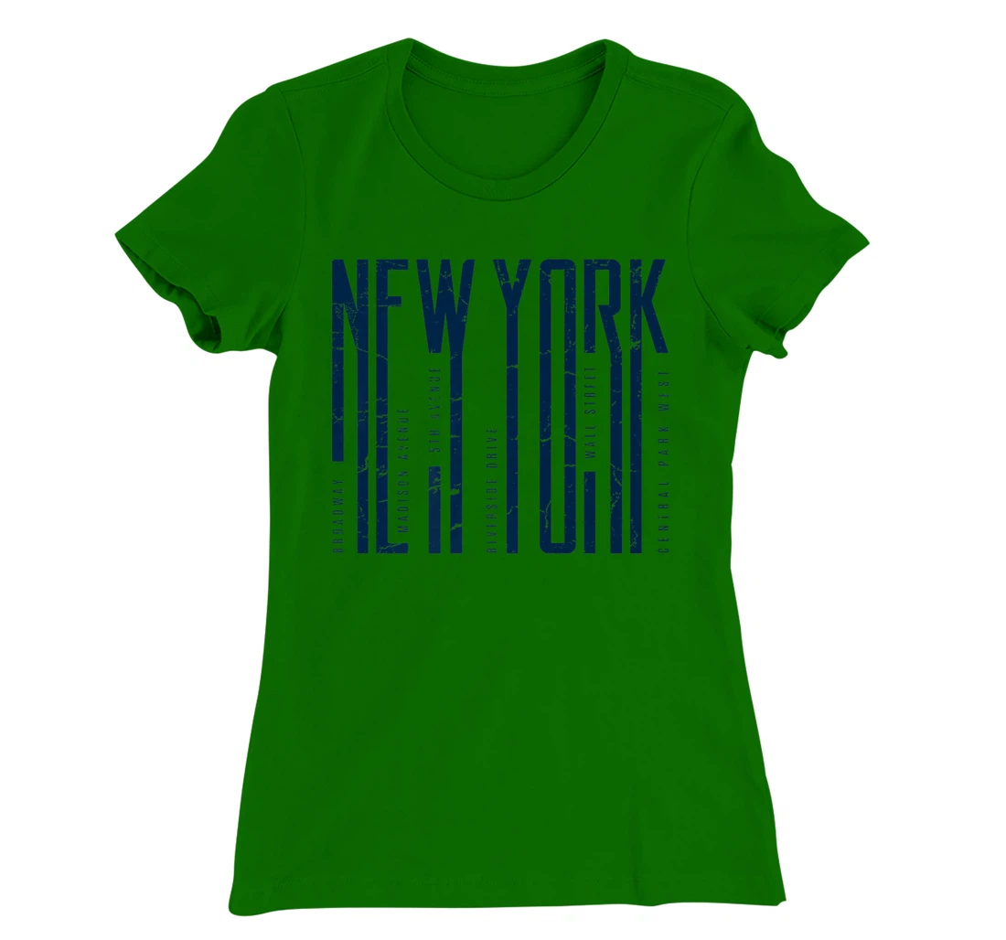 Enjoy Wear Cool New York City Avenues, New York City Graphic T-Shirt, Kid T-Shirt and Women T-Shirt
