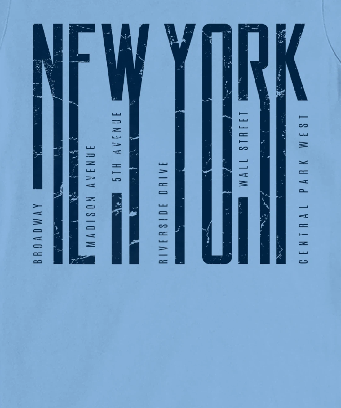 Enjoy Wear Cool New York City Avenues, New York City Graphic T-Shirt, Kid T-Shirt and Women T-Shirt