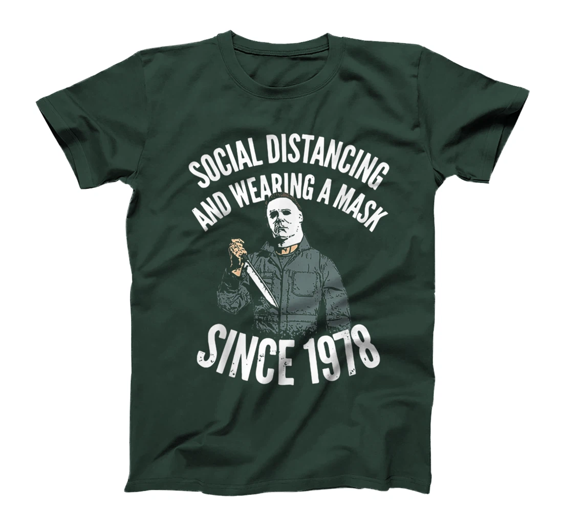 Social Distancing And Wearing A Mask Since 1978 Gift T-Shirt