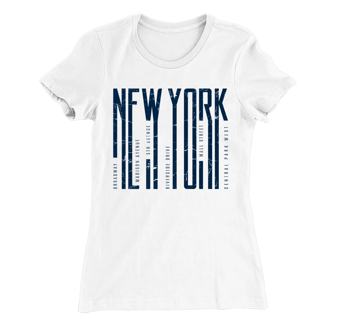 Enjoy Wear Cool New York City Avenues, New York City Graphic T-Shirt, Kid T-Shirt and Women T-Shirt