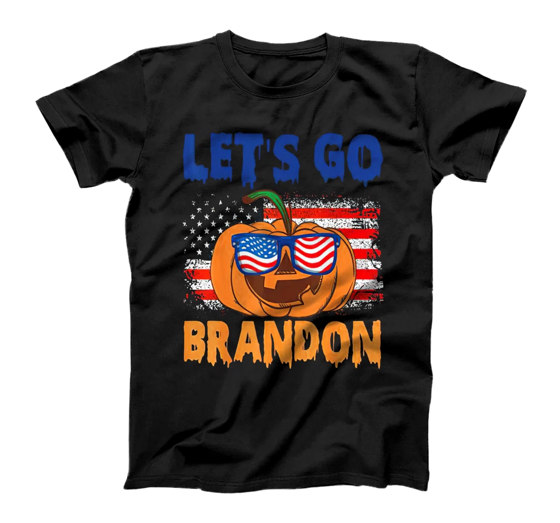 Let's Go Brandon, Anti-Liberal Chant, Impeach Biden, US Flag T-Shirt