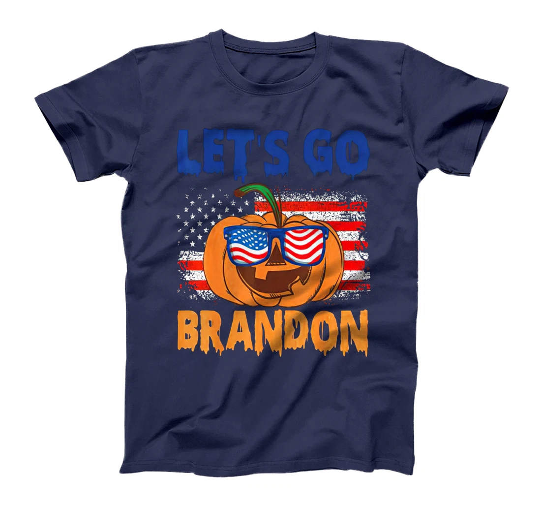 Let's Go Brandon, Anti-Liberal Chant, Impeach Biden, US Flag T-Shirt