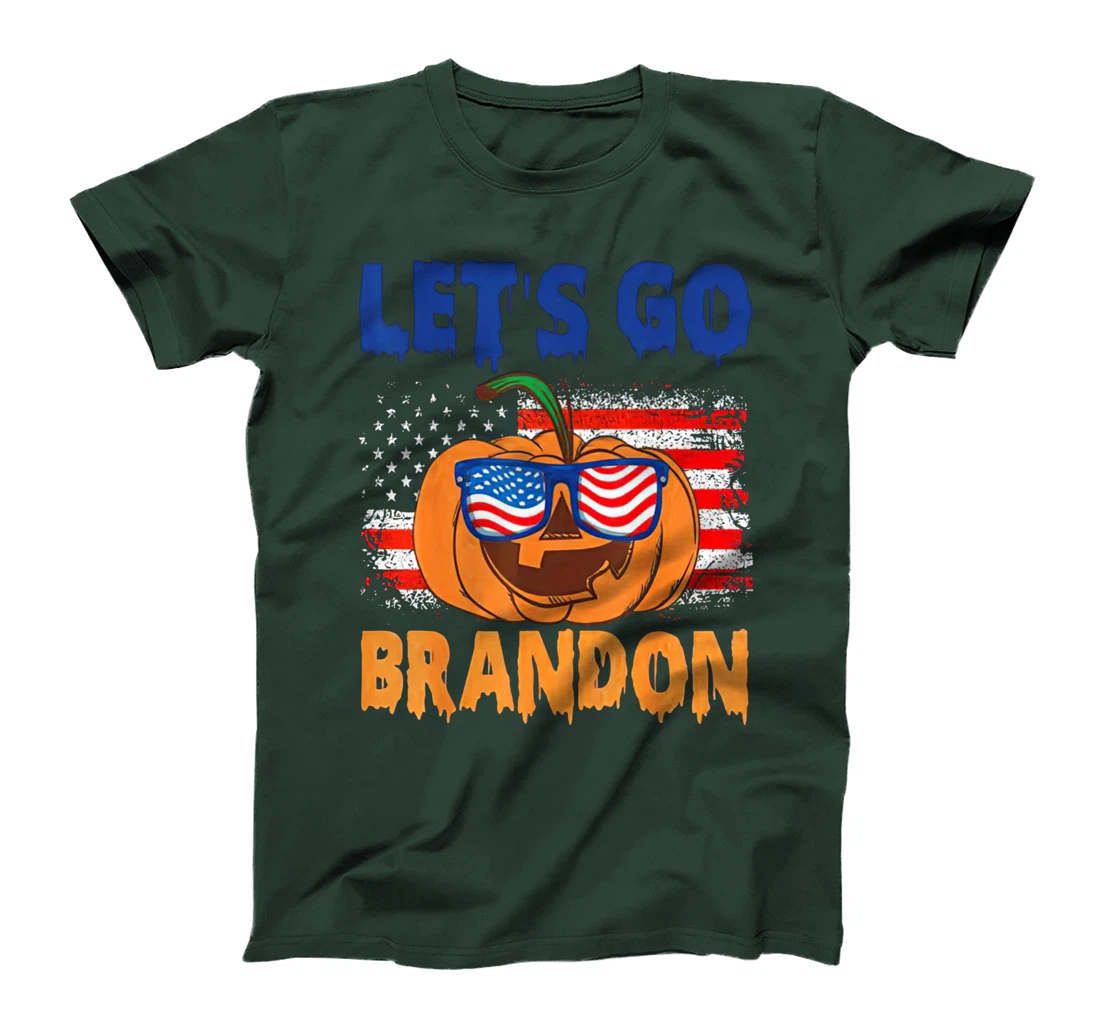 Let's Go Brandon, Anti-Liberal Chant, Impeach Biden, US Flag T-Shirt