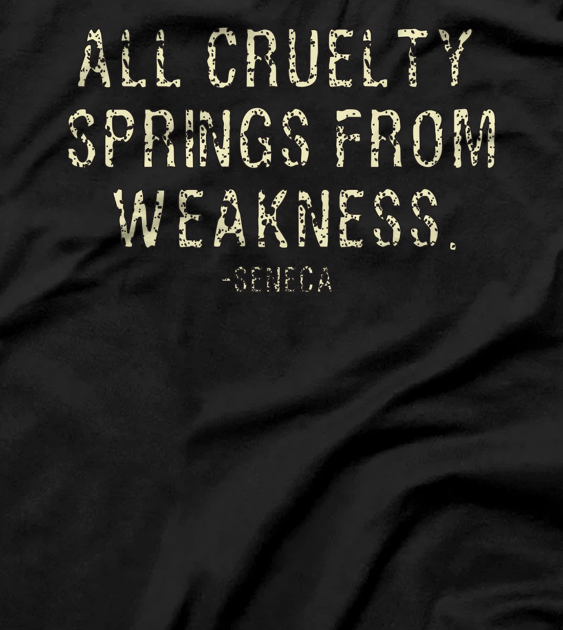 Motivational Seneca Quote Stoic Ancient Roman Philosophy T-Shirt