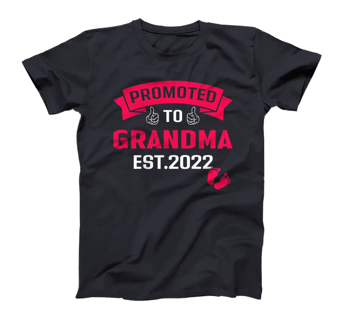 Promoted To Grandma Est. 2022 Funny Pregnancy Announcement T-Shirt, Women T-Shirt
