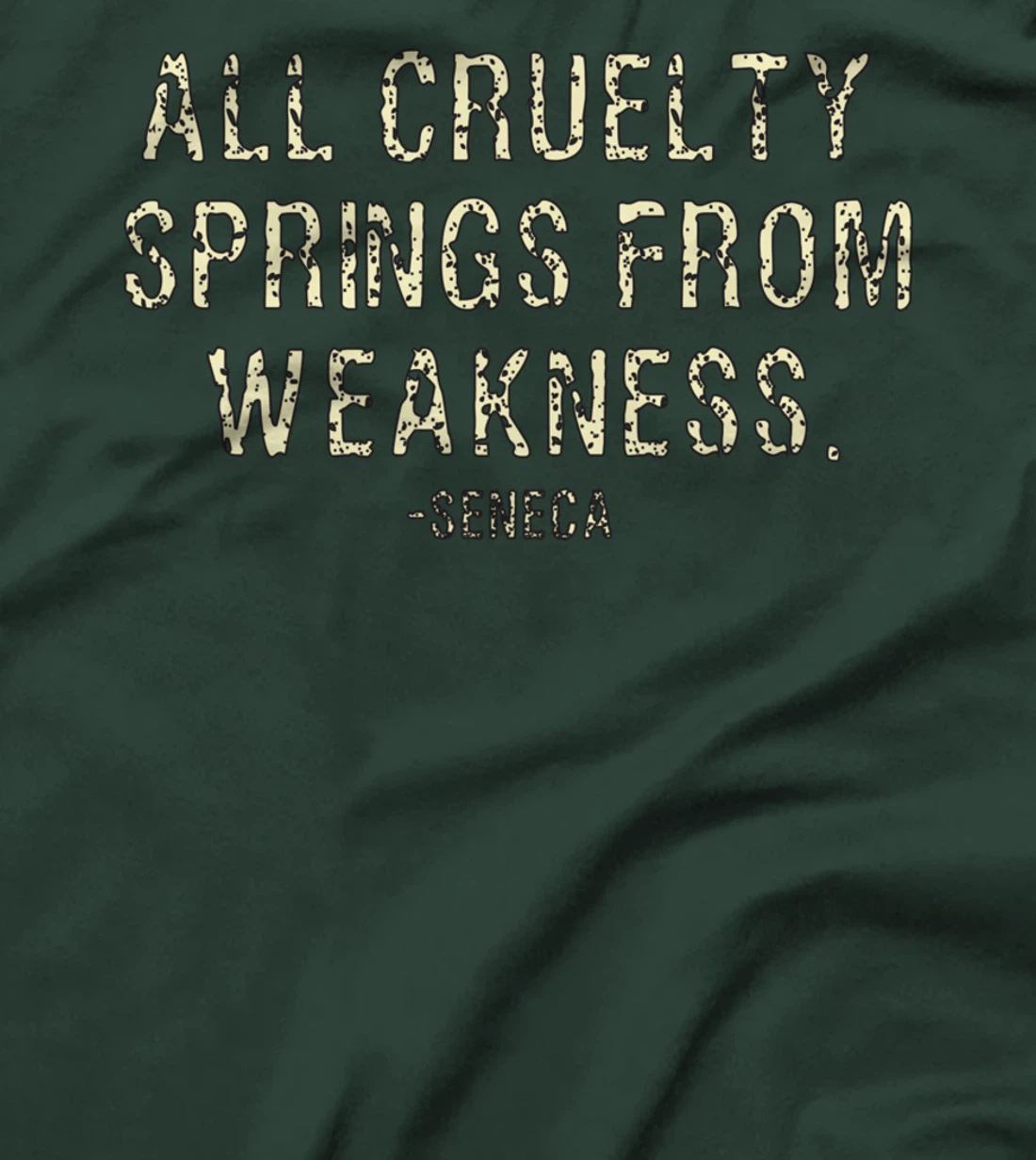 Motivational Seneca Quote Stoic Ancient Roman Philosophy T-Shirt