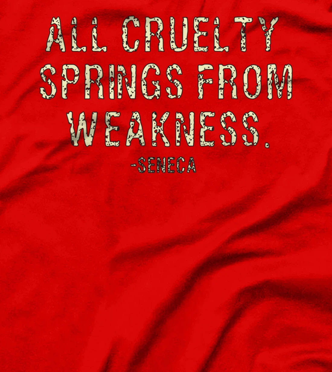 Motivational Seneca Quote Stoic Ancient Roman Philosophy T-Shirt