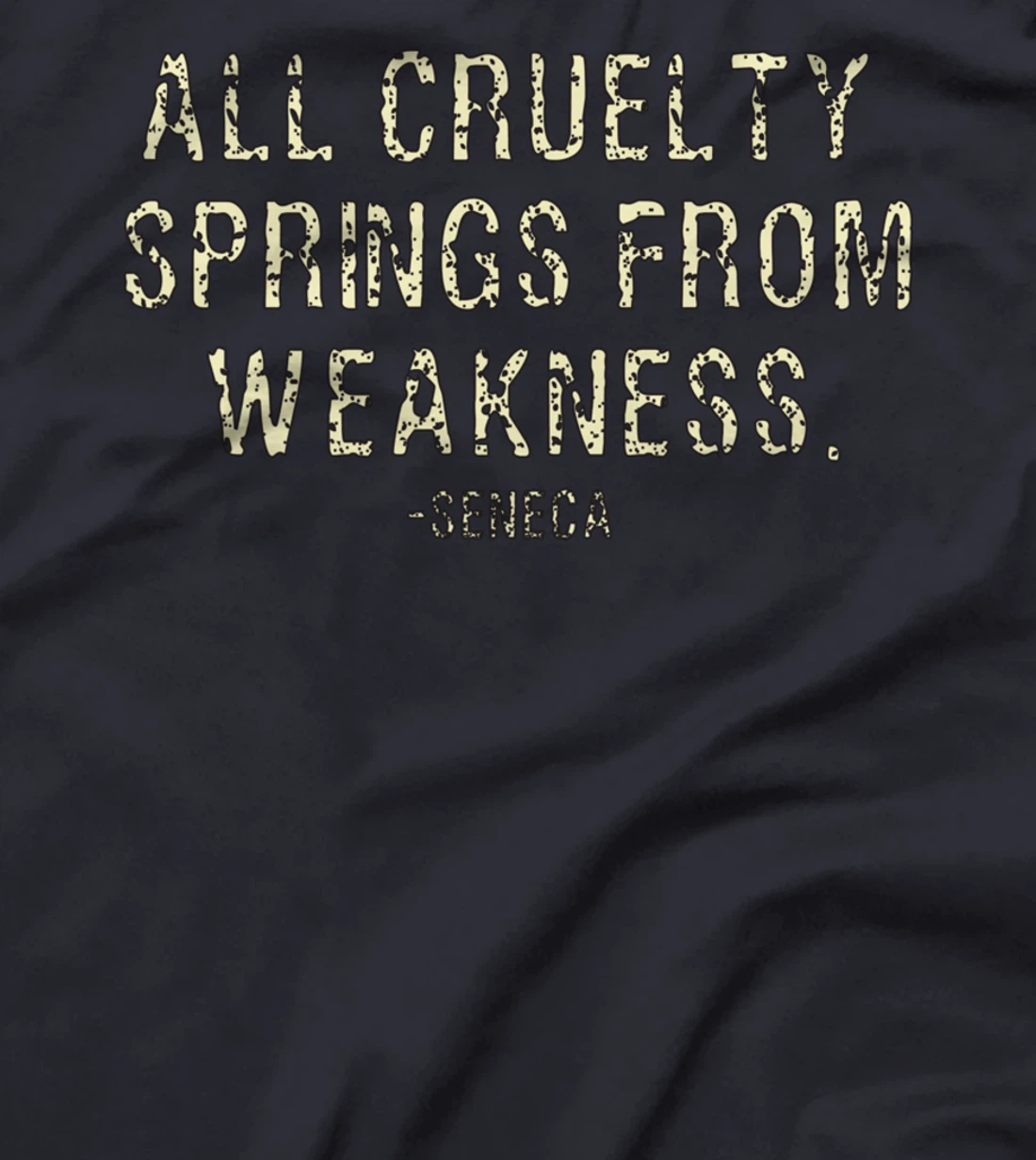 Motivational Seneca Quote Stoic Ancient Roman Philosophy T-Shirt