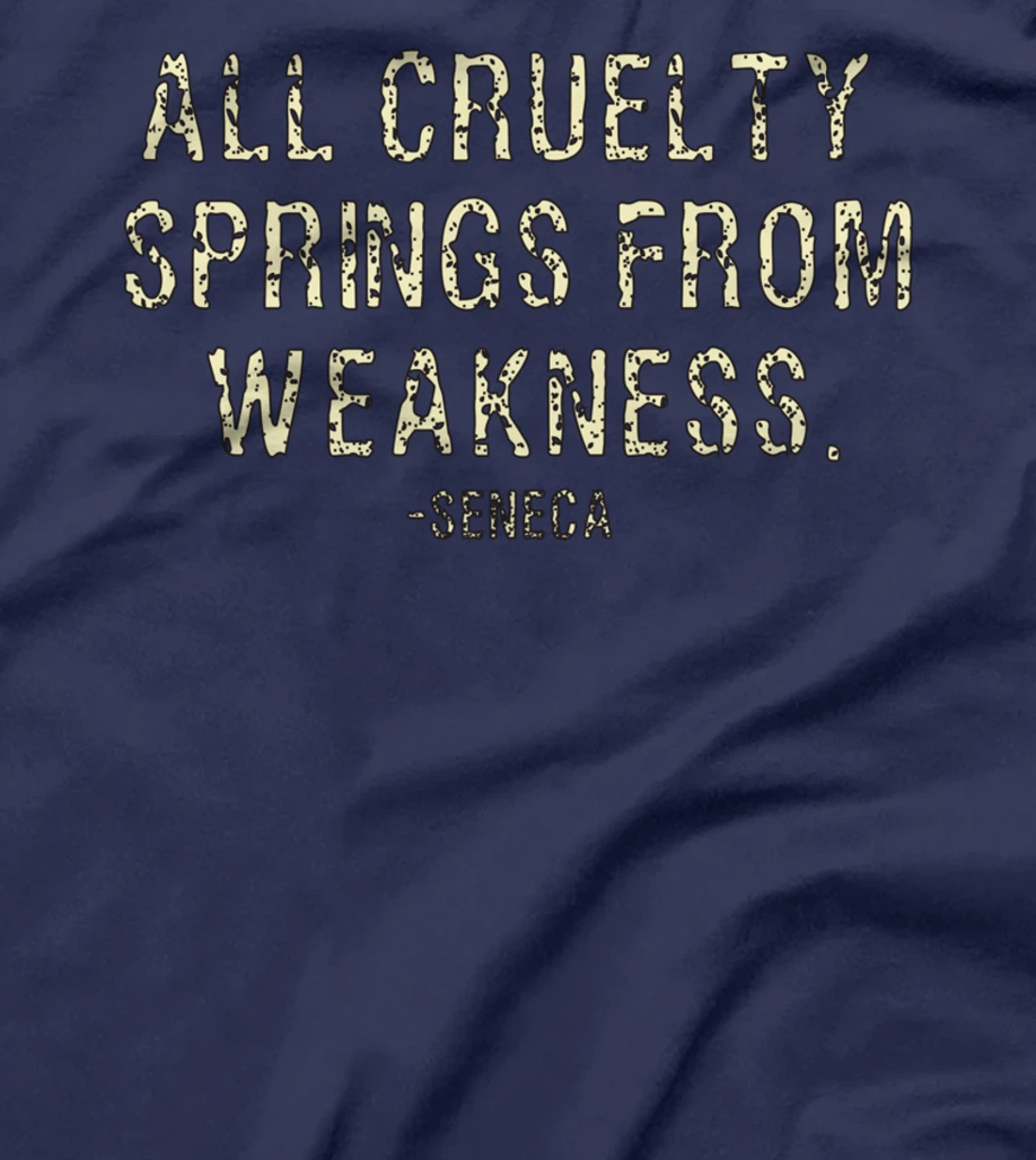 Motivational Seneca Quote Stoic Ancient Roman Philosophy T-Shirt