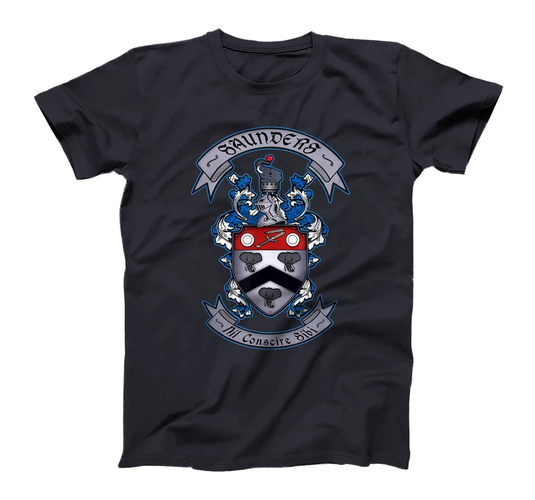 Saunders Family Crest T-Shirt T-Shirt