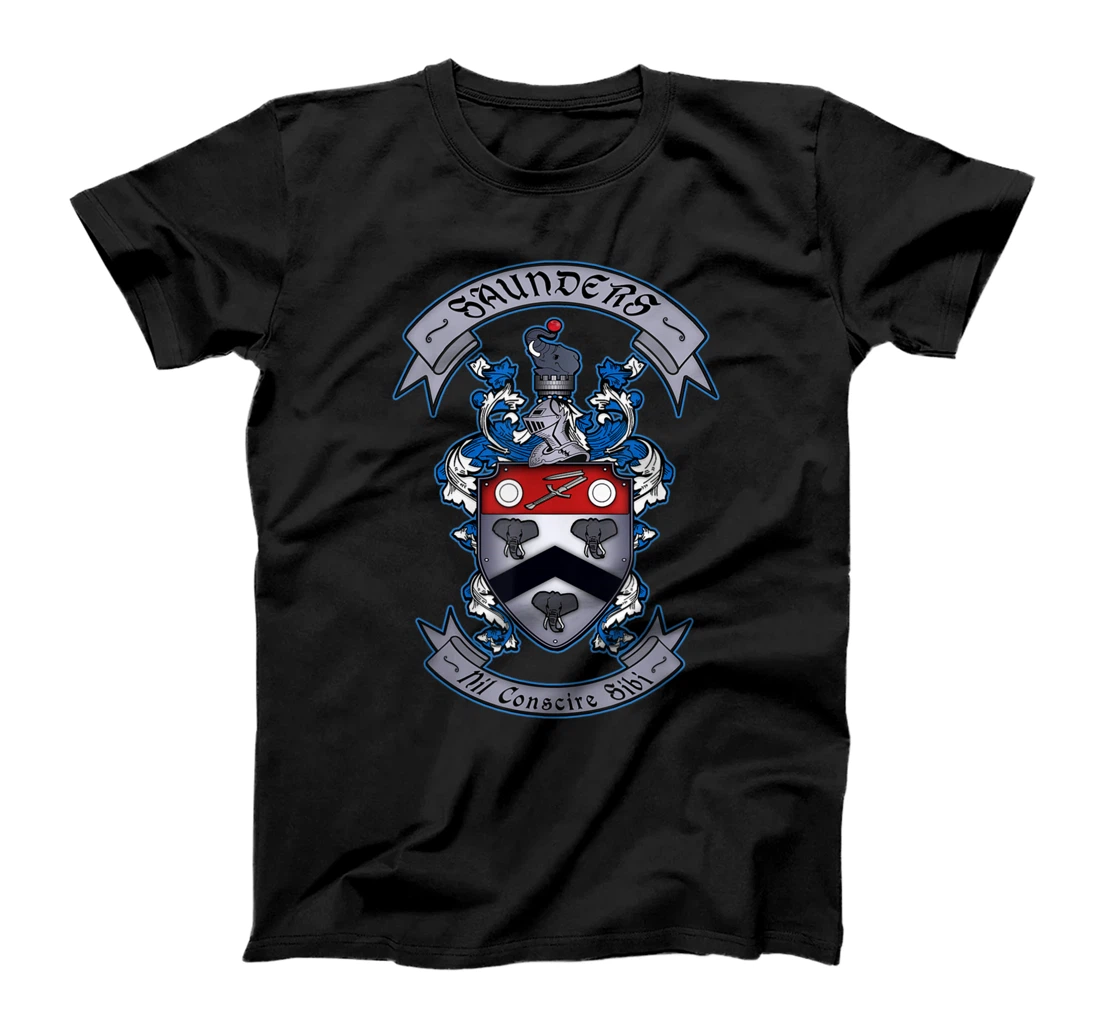 Saunders Family Crest T-Shirt T-Shirt
