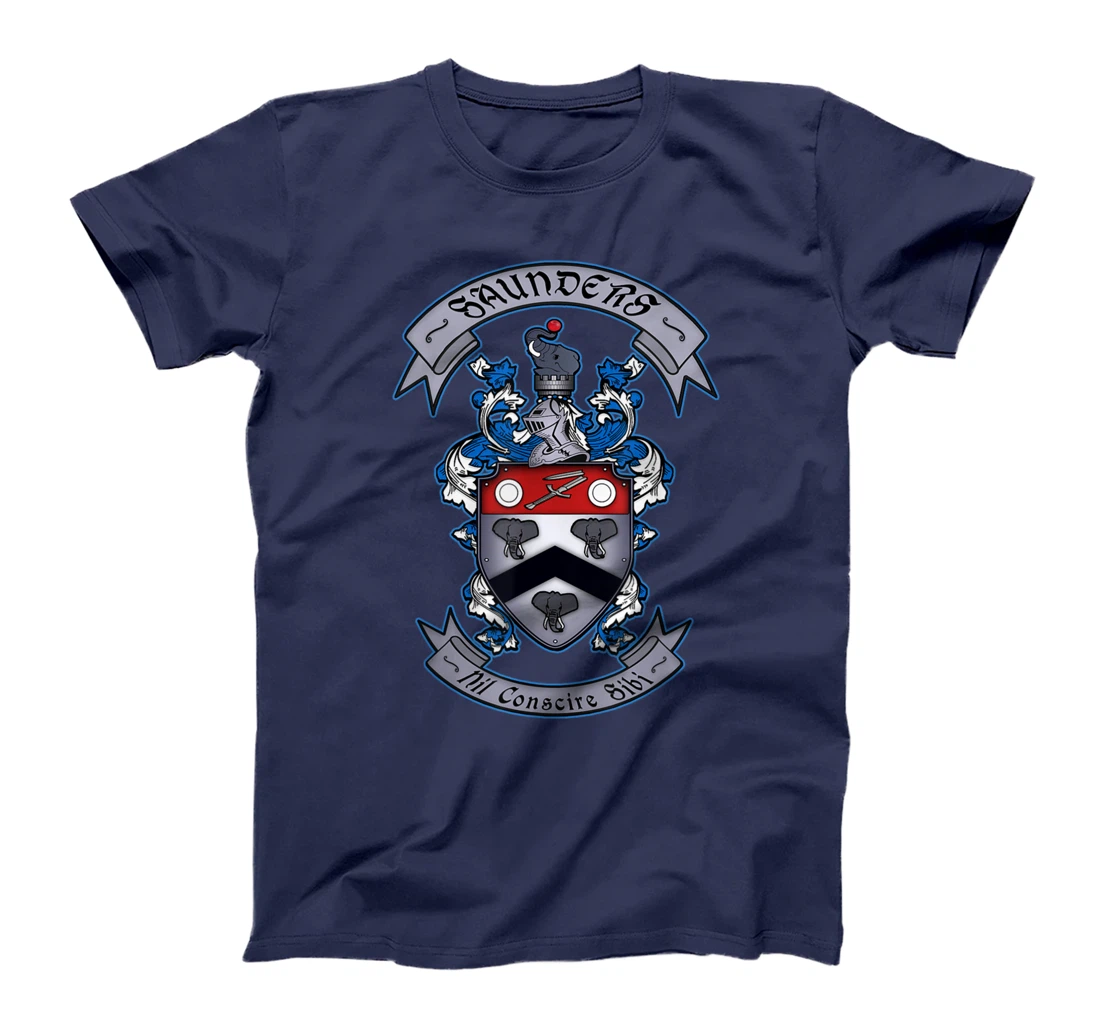 Saunders Family Crest T-Shirt T-Shirt