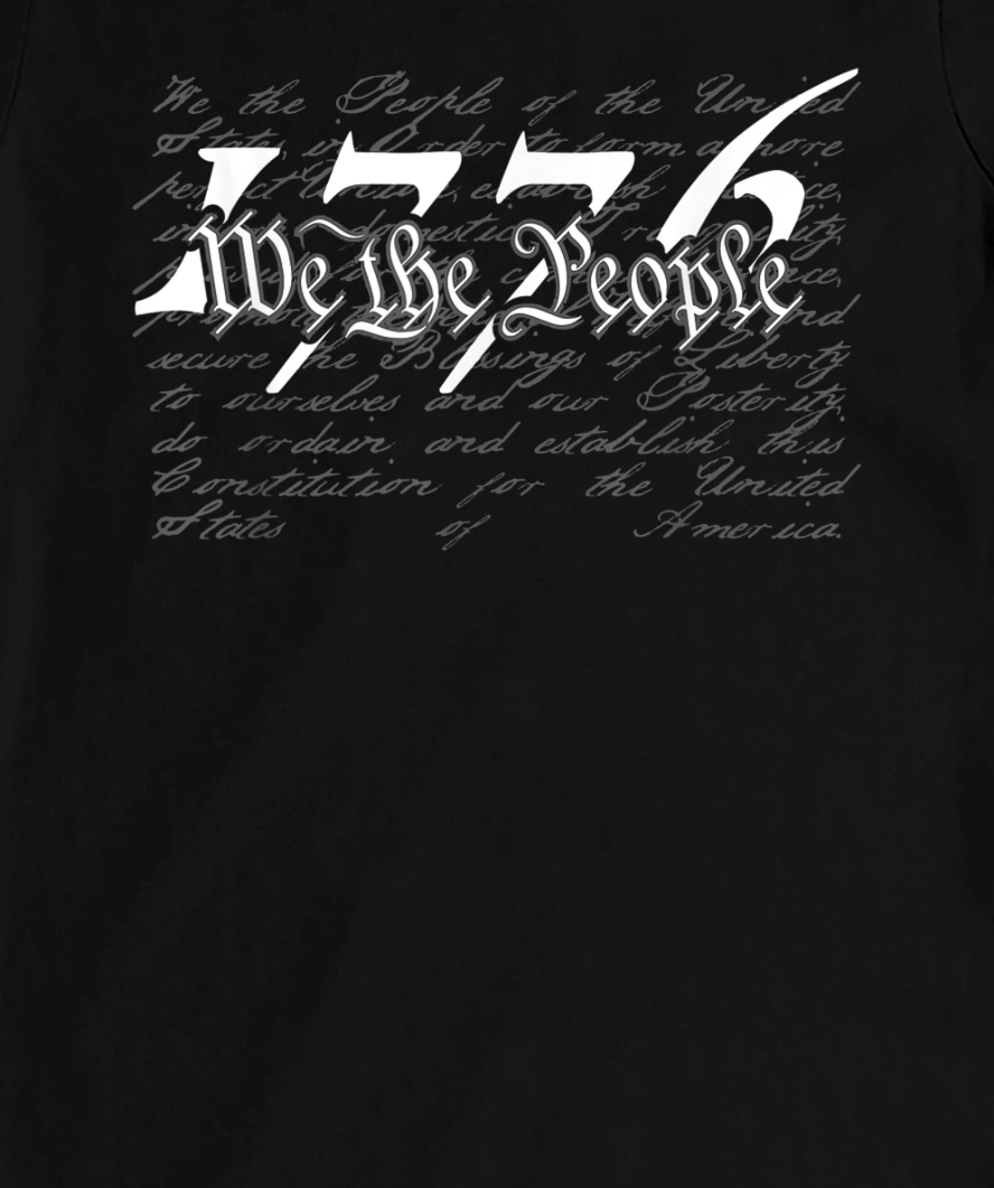 Preamble of the US Constitution, We The People T-Shirt, Women T-Shirt