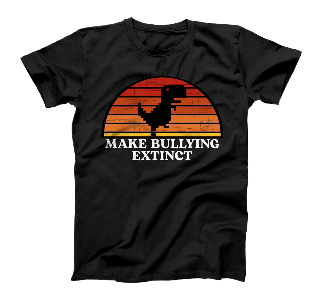 Make Bullying Extinct,We Wear Orange For Unity Day,Dinosaur T-Shirt