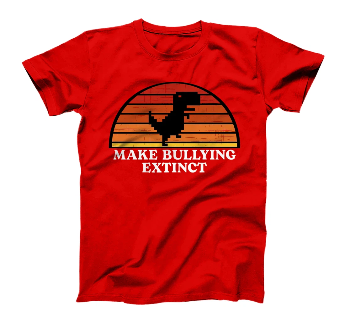 Make Bullying Extinct,We Wear Orange For Unity Day,Dinosaur T-Shirt