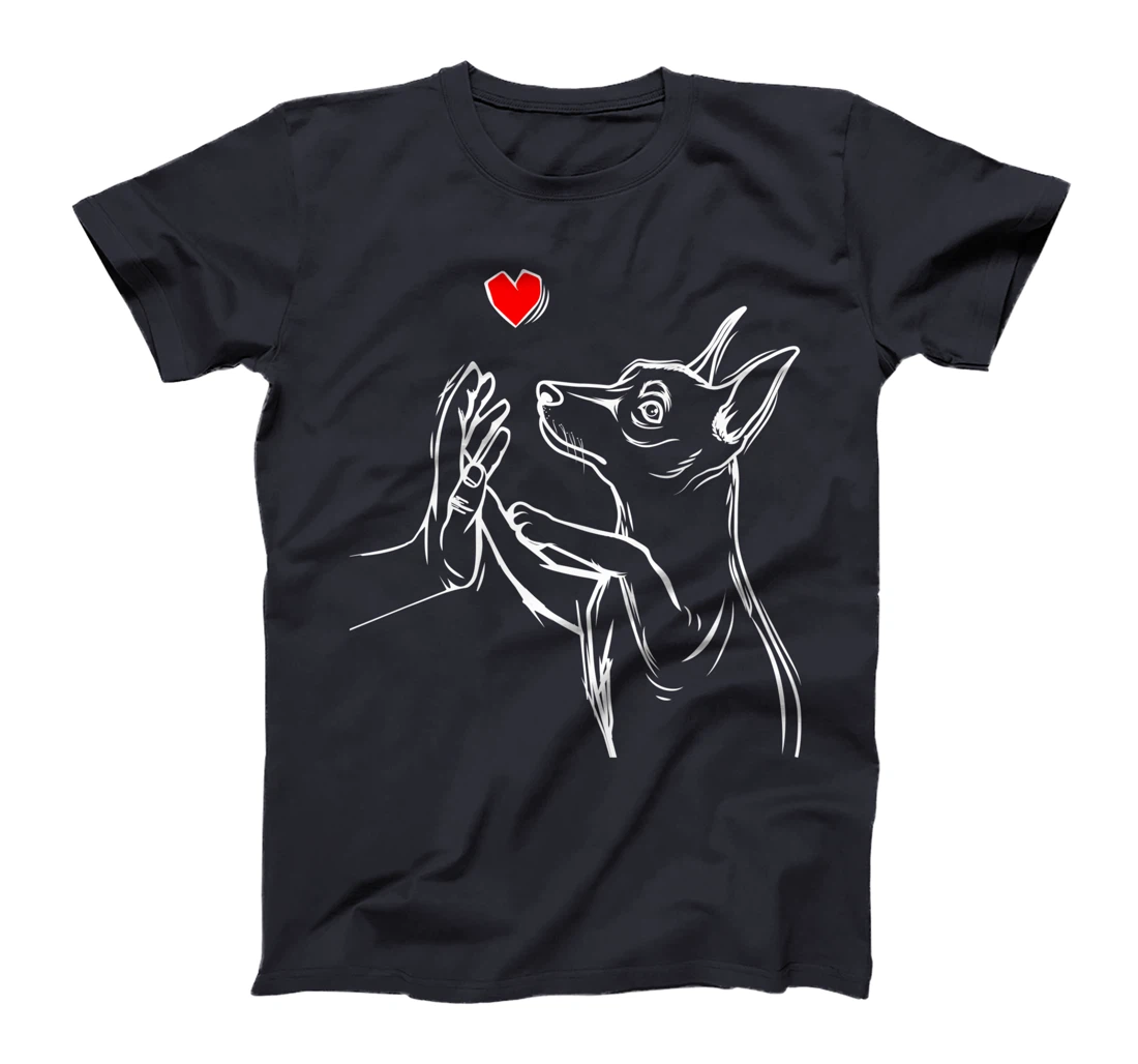 Min Pin Love Miniature Pinscher Dog Mom Women Girls T-Shirt